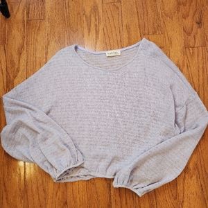 Peach Lane Iced Violet Spring Sweater, Large